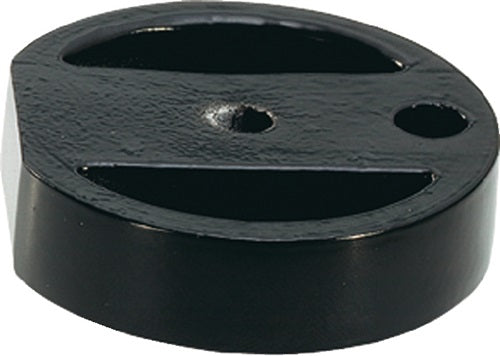 Unterlage 2559 Aluminium schwarz Ø 60 mm Höhe 15 mm f Art 3000 258 205 KWS