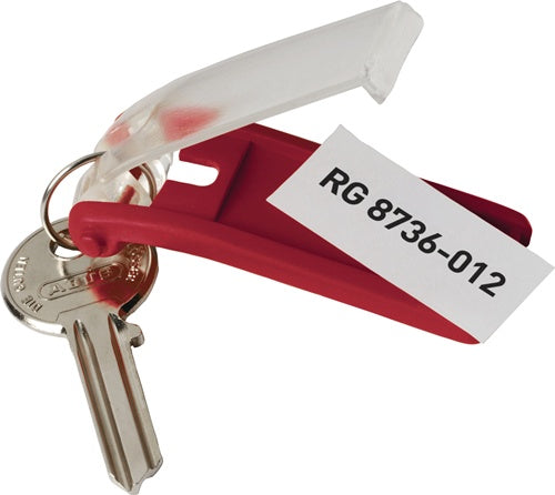 SchlüsselAnHänger Key Clip rot Kunststoff DURABLE