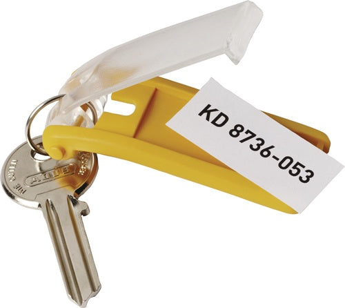 SchlüsselAnHänger Key Clip gelb Kunststoff DURABLE