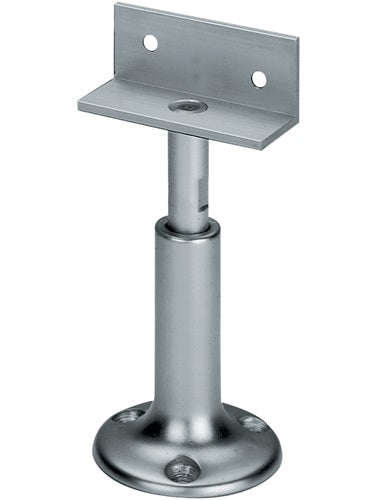 Trennwandstütze Breite 60 mm Höhe 100 - 120 mm Aluminium F1 / naturfarbig höhenverstellbar DENI