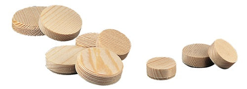 Konusplättchen Ø 40 mm Kiefernholz Inhalt je Karton ca 140 St