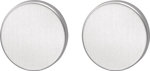 Schlüsselrosetten-Paar 58 Edelstahl F00 Schildstärke 8 mm Blind rund EDI