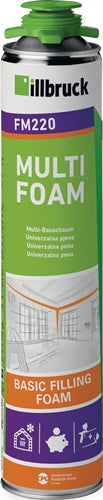 1K-PUR-Schaum FM220 750 ml B2 gelb mit Einweghandschuhen Dose ILLBRUCK