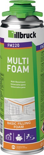 1K-PUR-Schaum FM220 500 ml B2 gelb mit Einweghandschuhen Dose ILLBRUCK