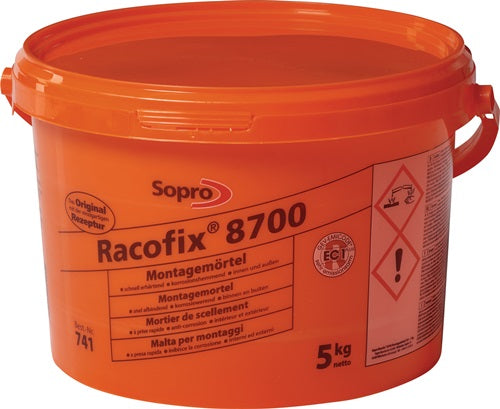 Montagemörtel Racofix® 8700 1:3 Raumteile (Wasser/Mörtel) 5 kg Eimer SOPRO