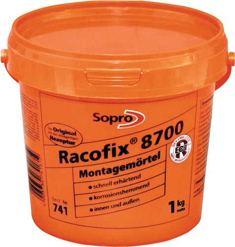 Montagemörtel Racofix® 8700 1:3 Raumteile (Wasser/Mörtel) 1 kg Eimer SOPRO