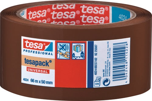 Verpackungsklebeband PP tesapack® 4024 chamois Länge 66 m Breite 50 mm Rolle TESA