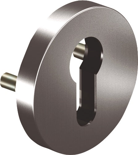 Schlüsselrosette 6612 PZ AL Aluminium F1 Schildstärke 9 mm PZ rund OGRO