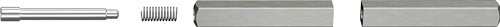 Panik-Stift 120 FS SECURE Vierkant 9 mm TS 79-85 mm geteilter Vollstift OGRO