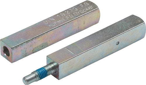 Panik-Stift 120 FS SECURE Vierkant 9 mm TS 58-64 mm geteilter Vollstift OGRO
