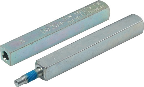 Panik-Stift 120 FS SECURE Vierkant 9 mm TS 93-99 mm geteilter Vollstift OGRO