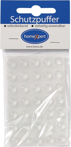 Schutzpuffür Clear 10 mm Kunststoff transparent Linse selbstklebend