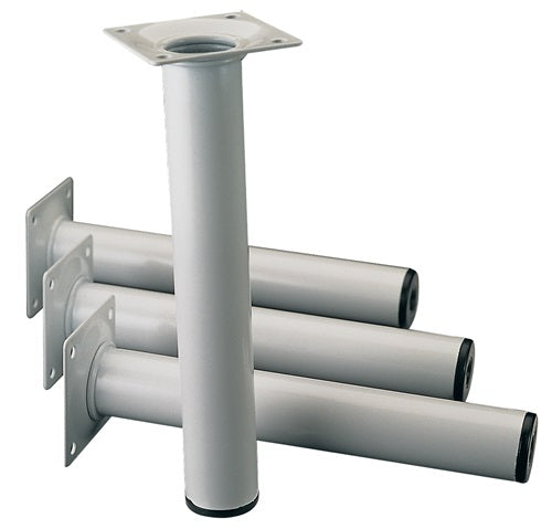 Möbelfuß weiß 30 mm Höhe 200 mm Anschraubplatte ELEMENT SYSTEM - VPE: 4