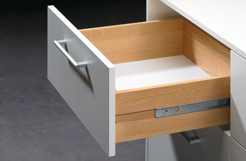 Kugelauszug KA 270 Stahl verzinkt Nennlänge 350 mm 12 kg Schubkastenlänge 230-350 mm HETTICH