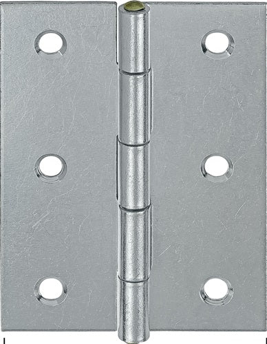 Scharnier Höhe 60 mm Breite 46 mm Stärke 14 mm Stahl blau verzinkt gerollt halbbreit VORMANN - VPE: 20