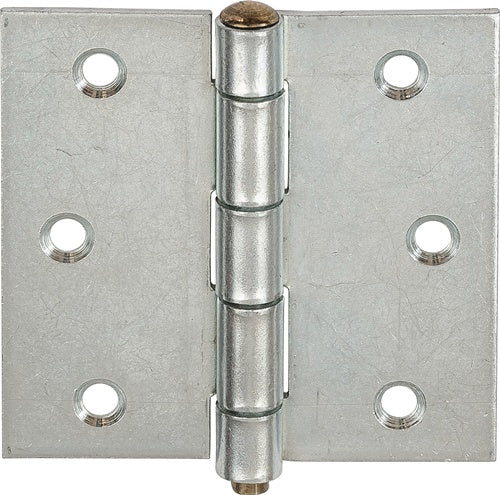Scharnier Höhe 100 mm Breite 100 mm Stärke 22 mm Stahl blau verzinkt gerollt stark käntig VORMANN - VPE: 12