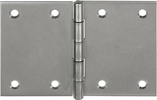 Scharnier 14301 10504 Höhe 80 mm Breite 120 mm Stärke 15 mm Edelstahl gerollt breit VORMANN - VPE: 10