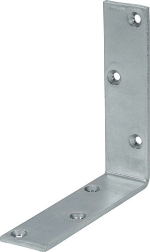 Balkenwinkel L200x200 mm Breite 40 mm stark Stahl Stärke 5 mm blau verzinkt VORMANN - VPE: 10