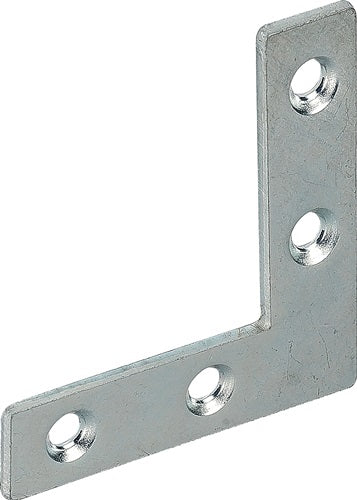 Flachwinkel Länge 75 x 75 mm Breite 12 mm Stärke 15 mm Stahl blau verzinkt VORMANN – VPE: 100