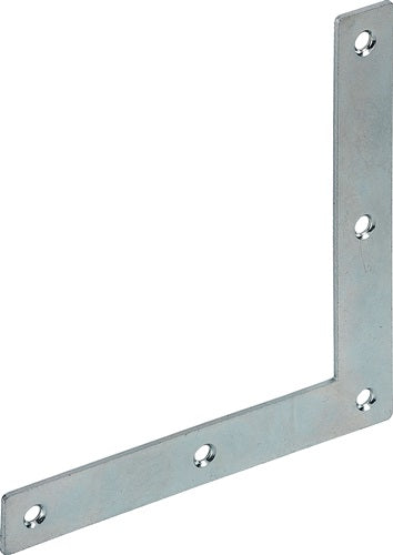 Eckwinkel Länge 100 x 100 mm Breite 15 mm Stärke 15 mm Stahl roh blau verzinkt VORMANN - VPE: 20