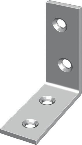 Stuhlwinkel Länge 20 mm Breite 14 mm Stärke 2 mm Eisen blau chromatiert HOHAGE - VPE: 50