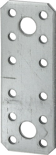 Flachverbinder Länge 180 mm Breite 40 mm Stärke 25 mm Stahl sendzimir verzinkt VORMANN - VPE: 50