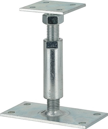 Podeststützenschuh 150 x 70 / 70 x 80 mm Stahl blau verzinkt zum Aufschrauben VORMANN