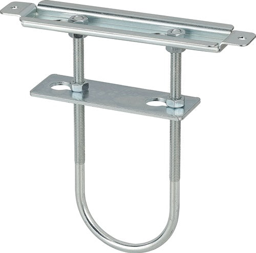 Heizkörperkonsole Länge 190 mm Breite 45 mm Stärke 15 mm Stahl blau verzinkt silber VORMANN