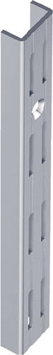 Wandschiene Länge 500 mm weiß Stahl zweißeihige Lochung ELEMENT SYSTEM - VPE: 2