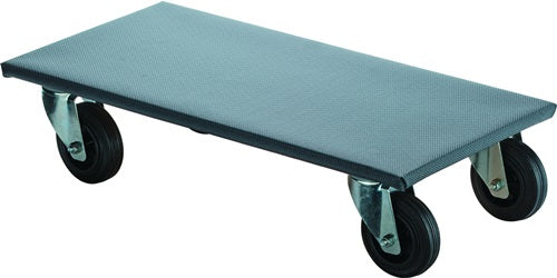 Transportroller Rad-Ø 100 mm 250 kg L600 mm B300 mm Vollgummi mit Rutschschutzbelag BS ROLLEN