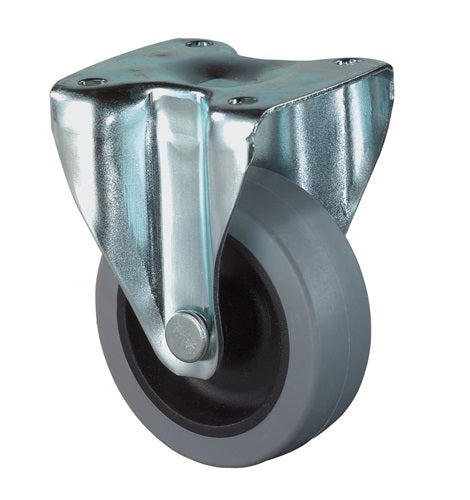 Bockrolle 50 mm 35 kg Vollgummi 47 x 47 mm Kunststoff BS ROLLEN