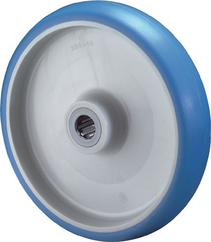 Ersatzrad Rad-Ø 125 mm Tragfähigkeit 150 kg Polyurethan Achs-Ø 15 mm Nabenlänge 44 mm BS ROLLEN