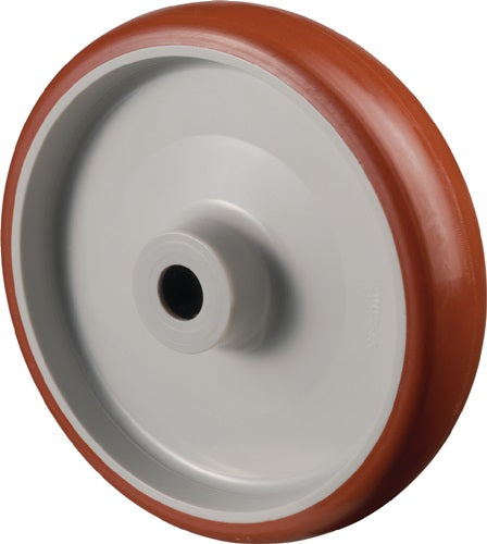 Ersatzrad Rad-Ø 125 mm Tragfähigkeit 180 kg Polyurethan Achs-Ø 15 mm Nabenlänge 44 mm BS ROLLEN