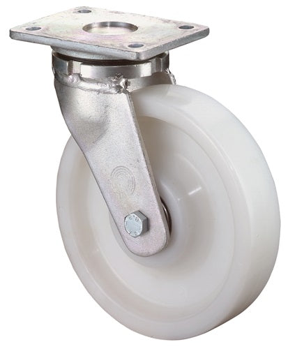 Schwerlastlenkrolle Rad-Ø 200 mm Tragfähigkeit 1200 kg Kunststoff 138 mm 110 mm BS ROLLEN
