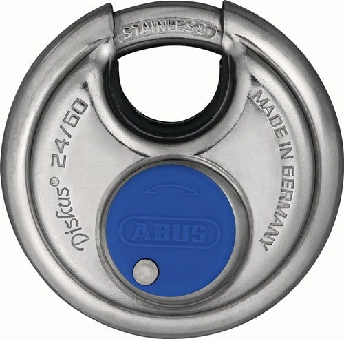 Zylindervorhangschloss 24IB/60 Schlosskörperbreite 60 mm Edelstahl verschiedenschließend ABUS