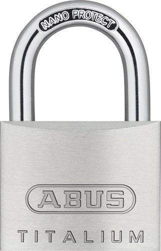 Zylindervorhangschloss 64TI/40 Schlosskörperbreite 40 mm Titalium verschiedenschließend ABUS