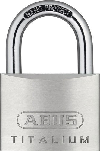 Zylindervorhangschloss 64TI/60 Schlosskörperbreite 60 mm Titalium verschiedenschließend ABUS