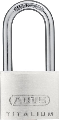 Zylindervorhangschloss 64TI/40HB40 gl Schlosskörperbreite 40 mm Titalium gleichschließend 6411 ABUS