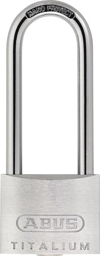 Zylindervorhangschloss 64TI/50HB60-150 B/DFNLI Schlosskörperbreite 50 mm Spezialaluminium verschiedenschließend ABUS