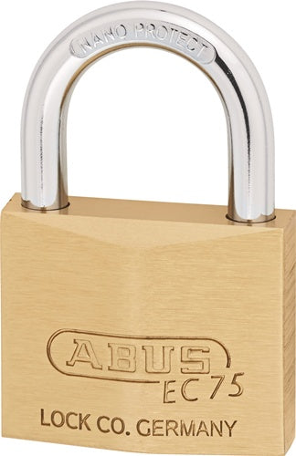 Zylindervorhangschloss 75/40 gl-7341 Schlosskörperbreite 395 mm Messing gleichschließend ABUS – Ansicht 3