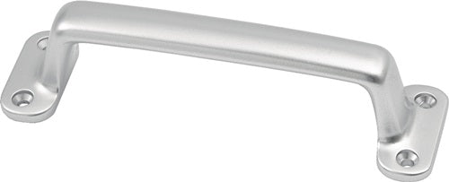 Handgriff Ausladung 26 mm Länge 140 mm Breite 38 mm Aluminiumguss silberfarbig eloxiert Anzahl Löcher 4 HERMETA
