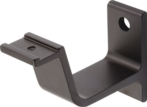 Handlaufträger 3551 Aluminium schwarz kunststoffbeschichtet gerade Auflage HERMETA