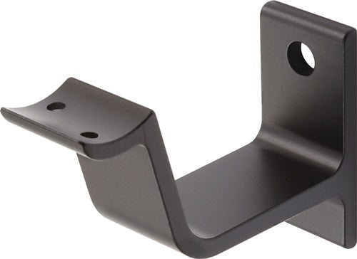 Handlaufträger 3553 Aluminium schwarz kunststoffbeschichtet gewölbte Auflage HERMETA