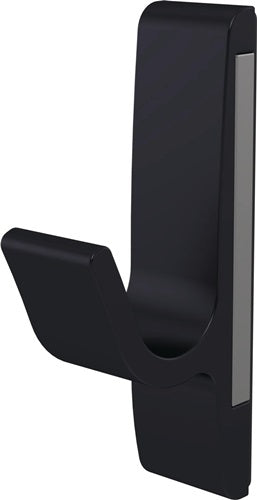 Magnet-Mantelhaken 0150 einfach A40mm Aluschwarz ku-beschH85mm HERMETA