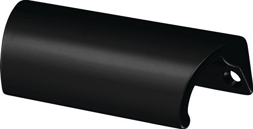 Möbelgriff schwarz kunststoffbeschichtet 78 mm HERMETA