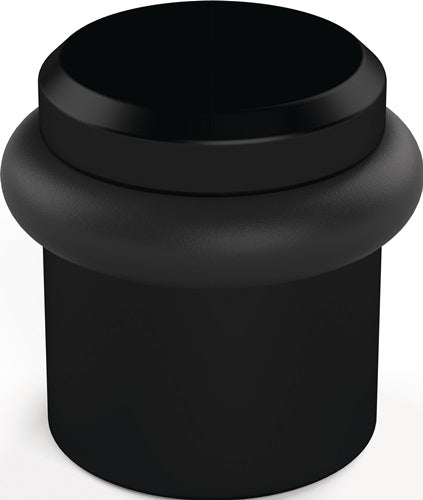 Bodentürpuffür 4735 Ø 39 mm Höhe 36 mm Aluminium schwarz kunststoffbeschichtet Dübelmontage HERMETA