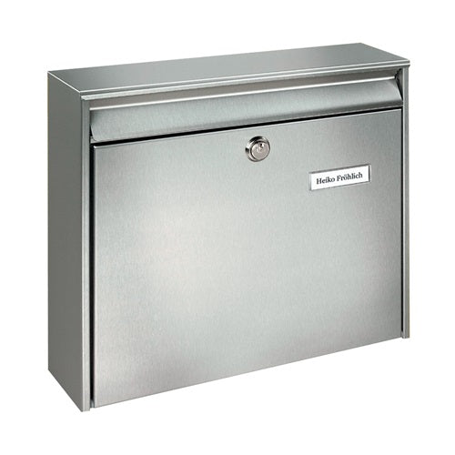 Briefkasten Borkum 3877 Ni Höhe 322 mm Breite 362 mm Tiefe 100 mm Edelstahl DIN C4 BURG-WÄCHTER