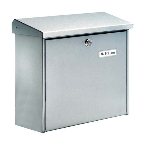 Briefkasten Comfort 3913 Ni Höhe 340 mm Breite 380 mm Tiefe 148 mm Edelstahl DIN C4 BURG-WÄCHTER