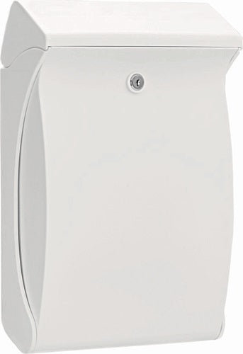Briefkasten Swing 4905 W Höhe 419 mm Breite 271 mm Tiefe 129 mm weiß Kunststoff DIN C4 BURG-WÄCHTER
