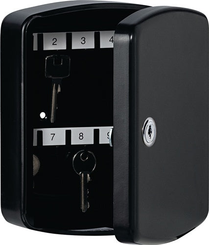 Schlüsselbox Key Box H255xB200xT75 mm schwarz Stahlblech Anzahl Haken 24 BURG-WÄCHTER